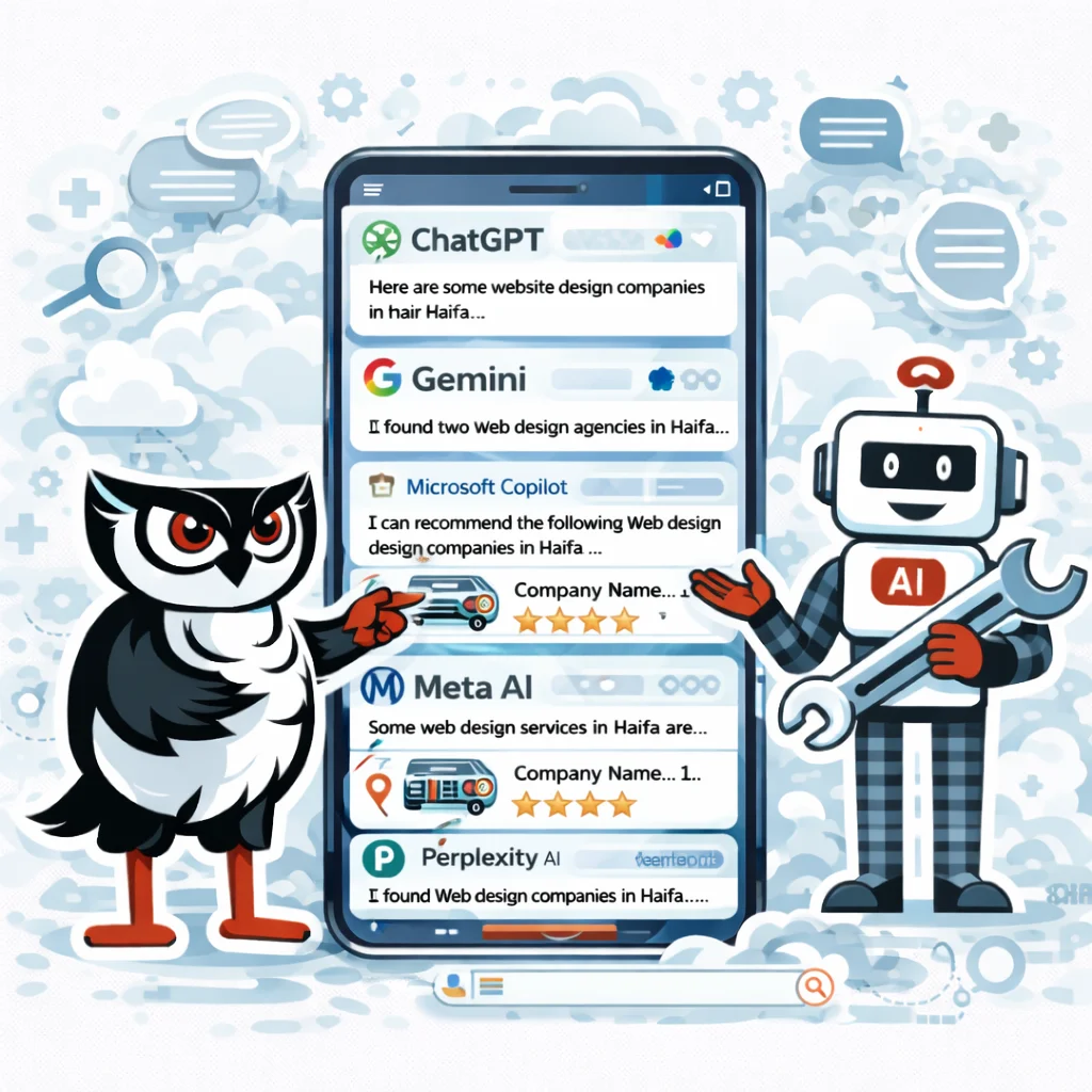 קידום עסקים בתשובות של צ’אטים מבוססי AI וב-AI Search: למה האתר קיים – אבל הלקוחות נעלמים